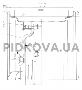 Колесо W12x24 880.3101012-01