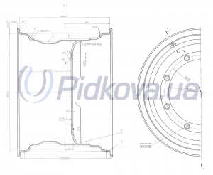 Колесо DW20x26 8902.3101012-20