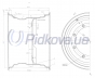 Колесо DW20x26 8902.3101012-20