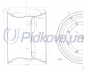 Колесо DW20x26 8902.3101012-30